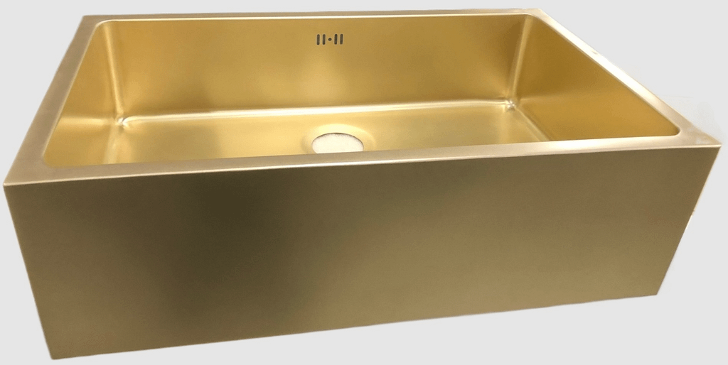 Large Solid Brass Belfast Sink, (Butler Sink) - Designs 05 A large solid brass belfast butler style sink